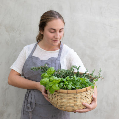 Canasto de Bambú Lan Natural  –  3 Tamaños Disponibles