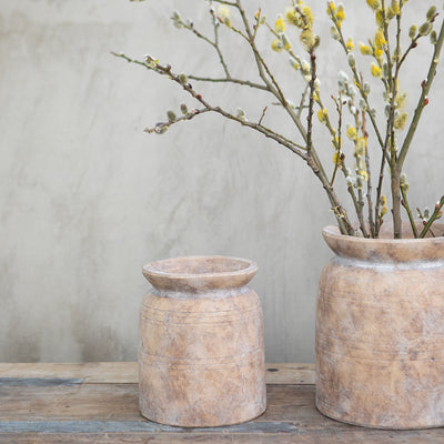 Jarrón Alba M – Decoración de Terracota Artesanal