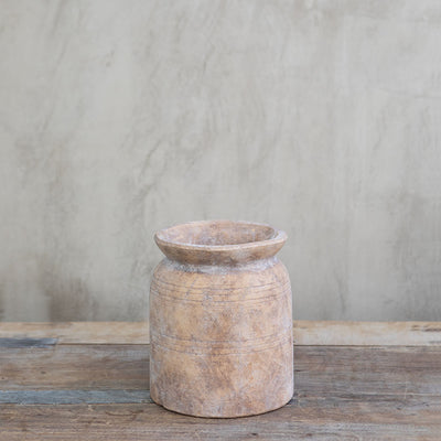 Jarrón Alba M – Decoración de Terracota Artesanal
