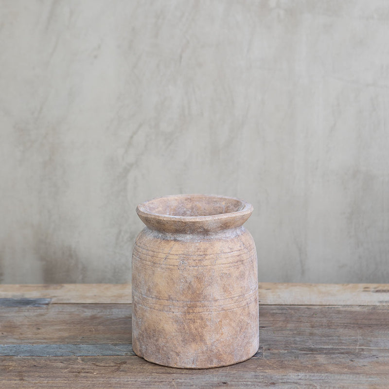 Jarrón Alba M – Decoración de Terracota Artesanal