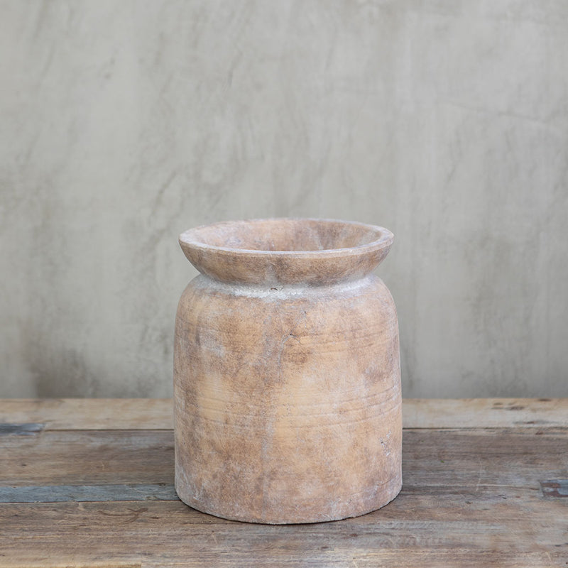 Jarrón Alba L – Decoración de Terracota Artesanal