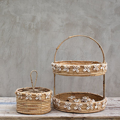 Porta Cubiertos Redondo Shell