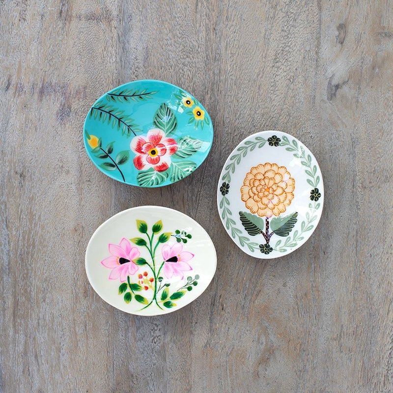 Plato Taj Bloom Pintado a Mano