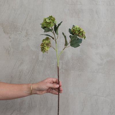 Hortensia Artificial Verde  Snowball | 60 cm