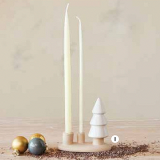 Portavelas Árbol de Cerámica