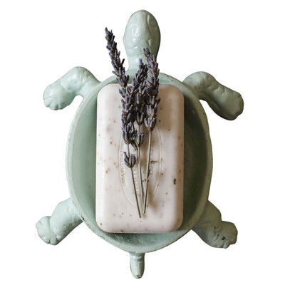 Jabonera de Fierro en Forma de Tortuga