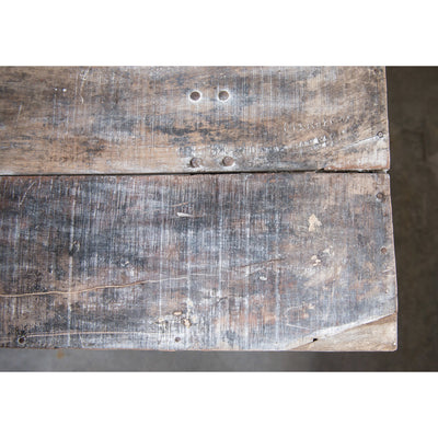 Mesa Madera Reciclada Larga Natural