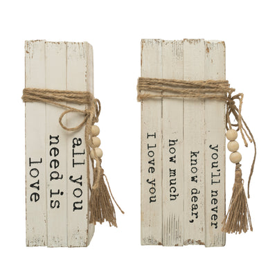 Falsos Libros de Madera Vintage