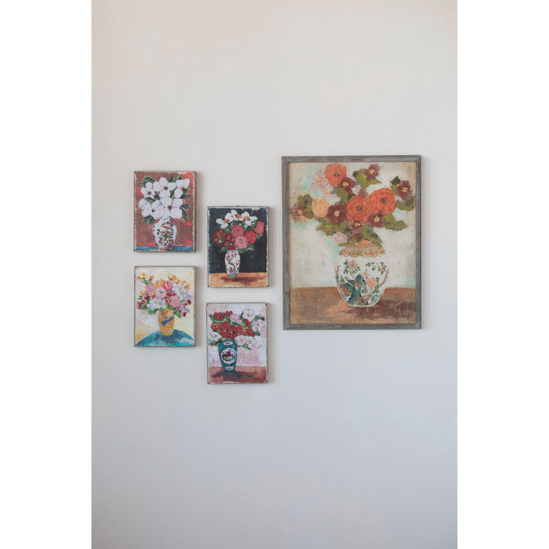 Cuadros de Jarrones con Flores