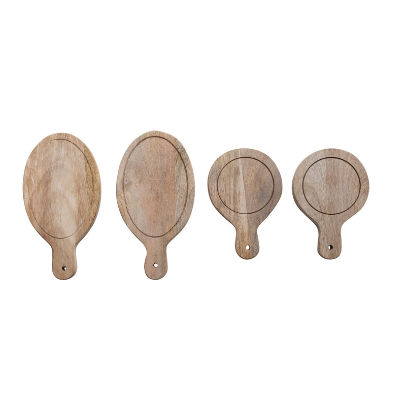 Set de 4 Tablas de Madera