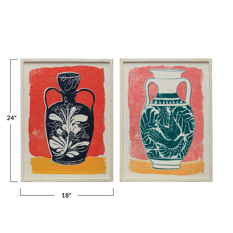Cuadro con Marco de Madera – Diseño de Urna (2 Estilos) Venta por Unidad