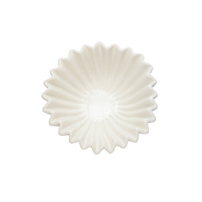 Cuenco de Gres Acanalado – Blanco