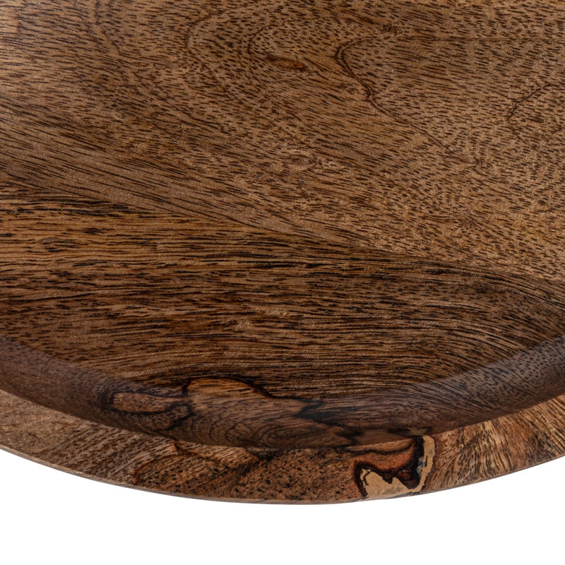 Bandeja de Madera de Mango de 2 Niveles – Natural