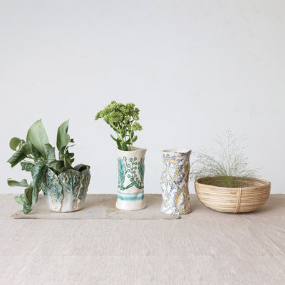 Jardinera de Gres con Forma de Repollo