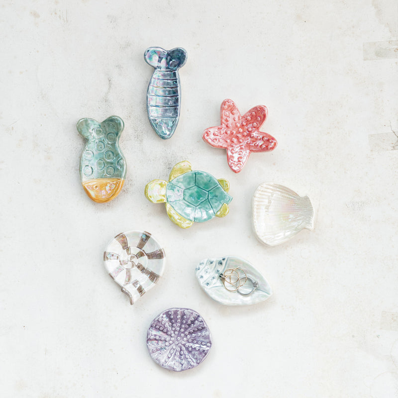 Mini Platos SEA LIFE Pintados a Mano -  8 Modelos - Venta por Unidad