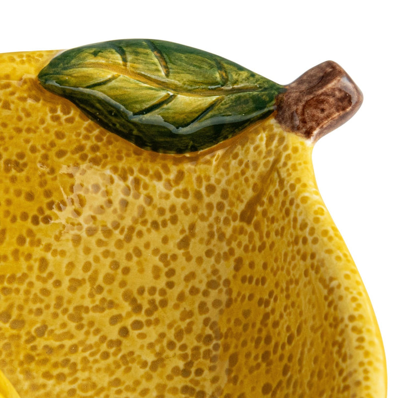 Exprimidor de Limón en Cerámica Pintada a mano Amarillo