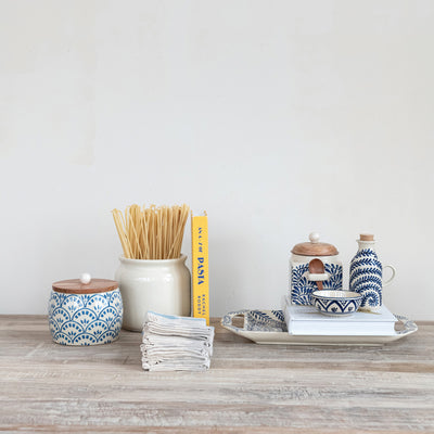 Alcuza Ceramica Pintada a Mano