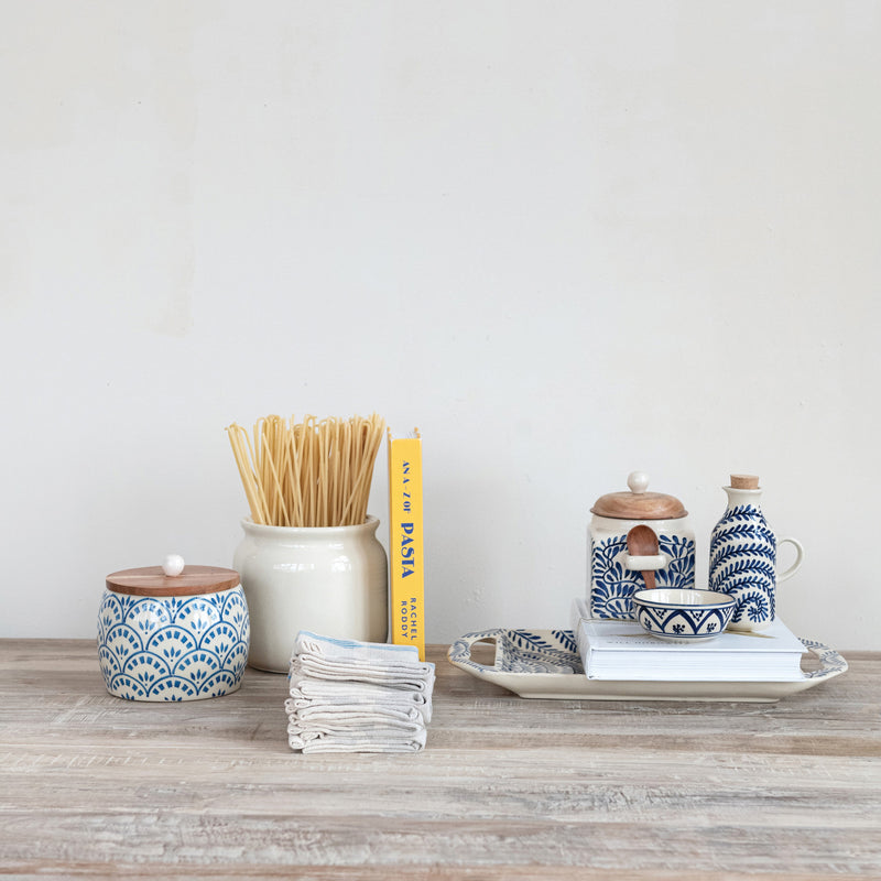 Alcuza Ceramica Pintada a Mano