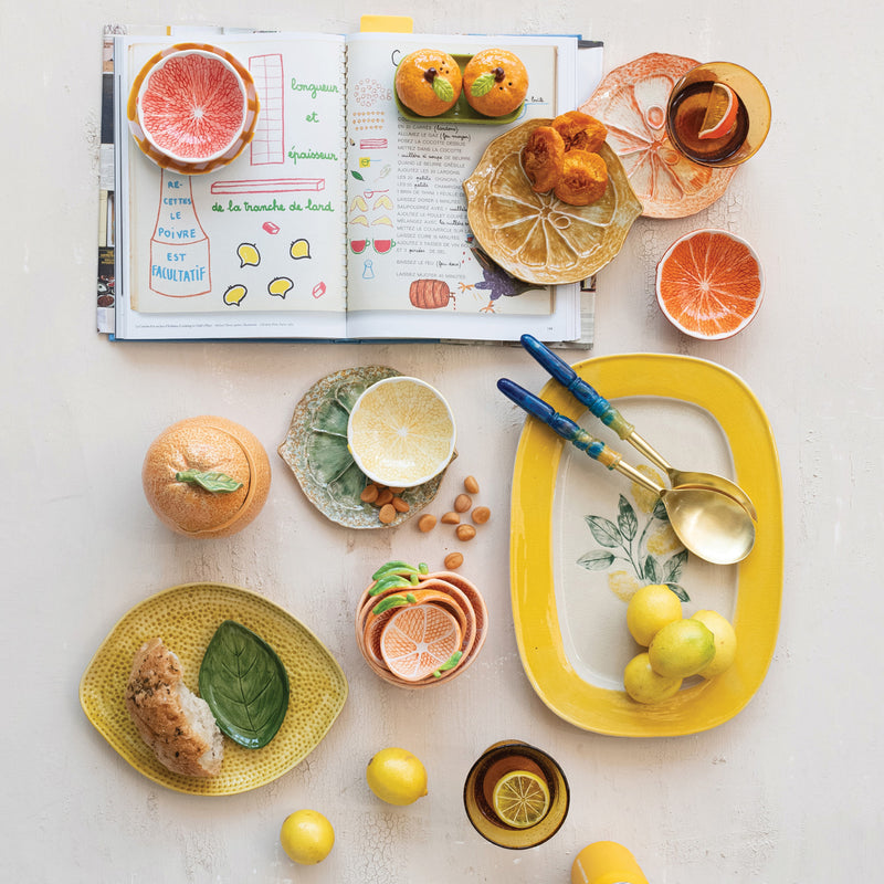 Juego Bowls Medidores Mandarina