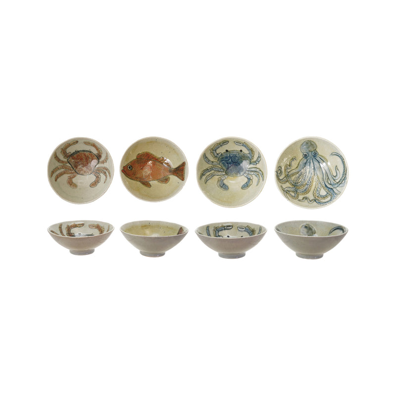 Bowls Marinos Pintados a Mano 4 Estilos