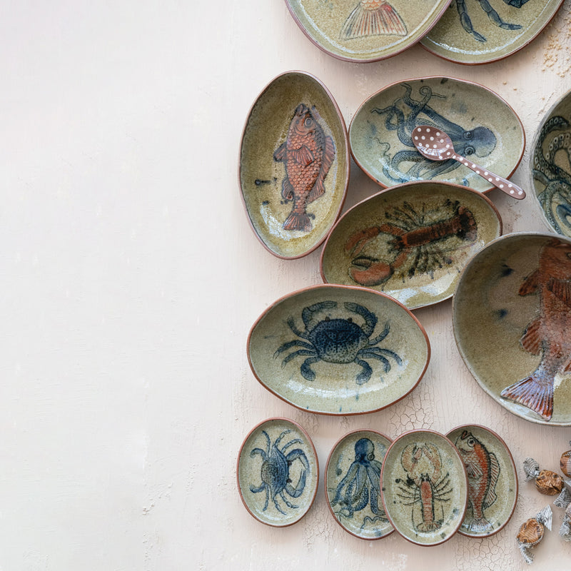 Bowls Marinos Pintados a Mano 4 Estilos