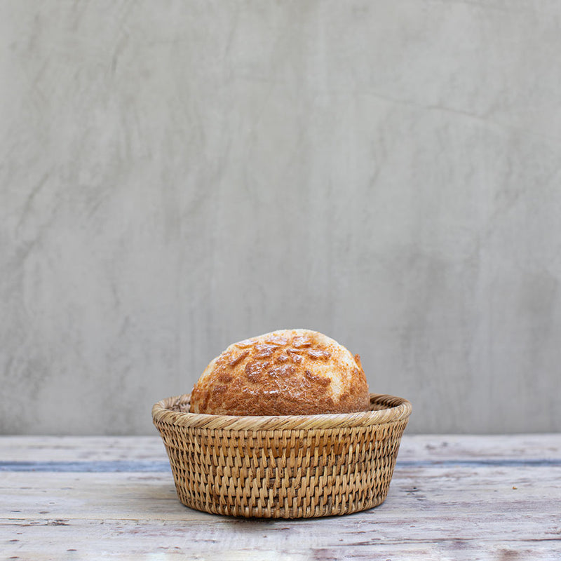 Canasto Redondo Ratán