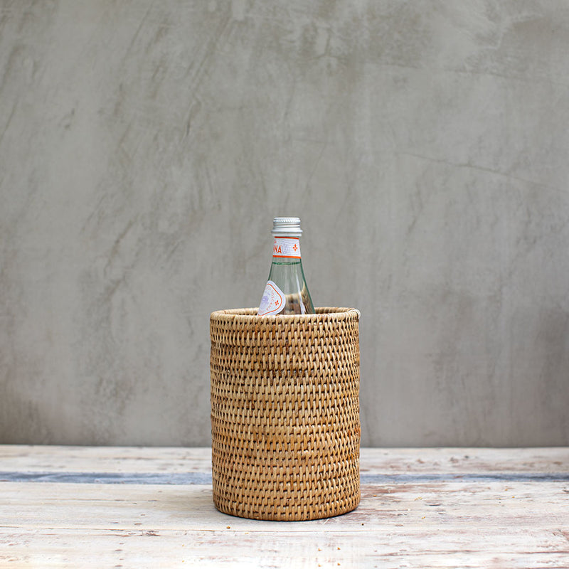 Porta Botellas Ratán Natural