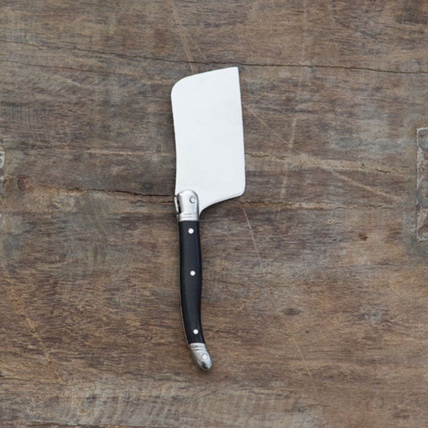 Mini Cuchillo Machete Laguiole Negro - Cubierto Laguiole en Mango Negro • Acero Inoxidable Francés