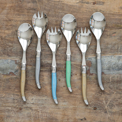 Set Servir Laguiole Grey – Set De Servir en Mango Tono Grey • Acero Inoxidable Francés