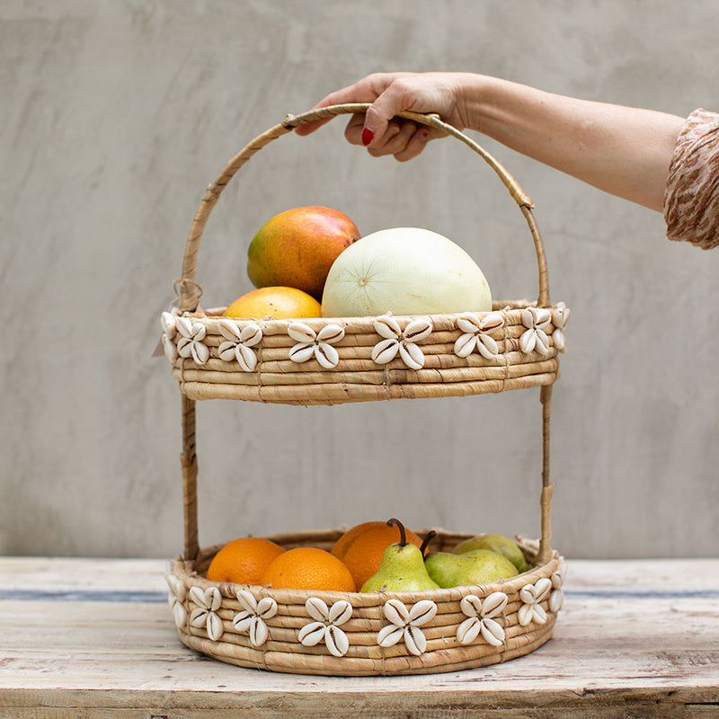 Canasto Dos Pisos Shell