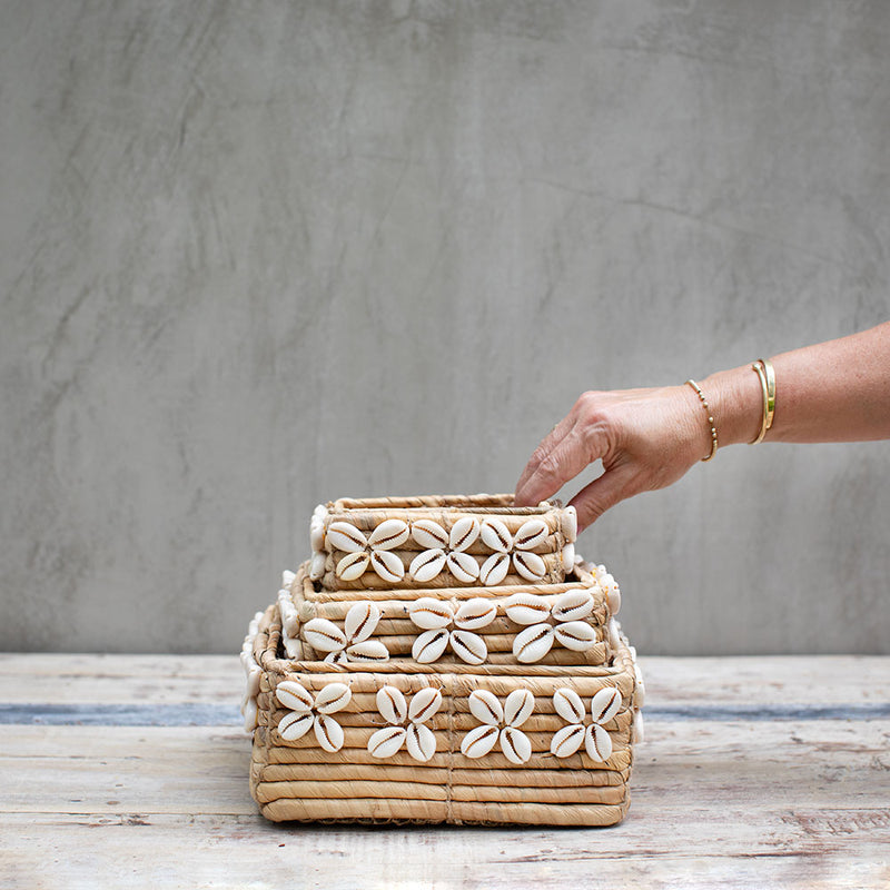 Canasto Bajo Shell 3 tamaños