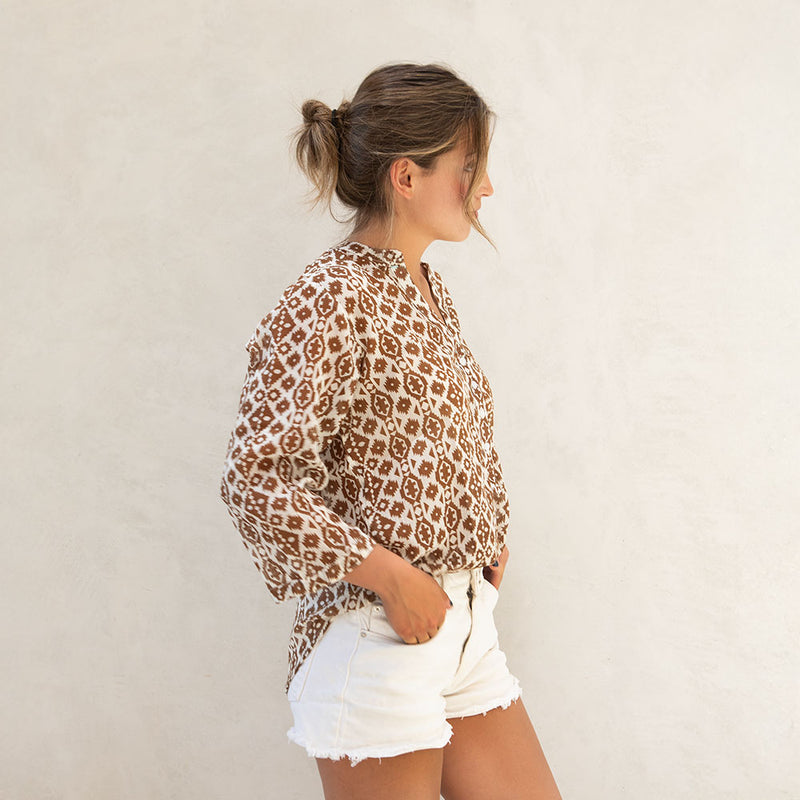 Blusa St Barth Brown