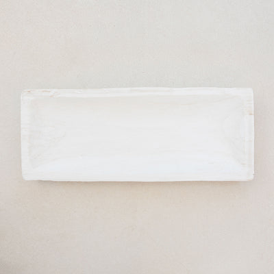 Fuente Elisa Rectangular Blanca