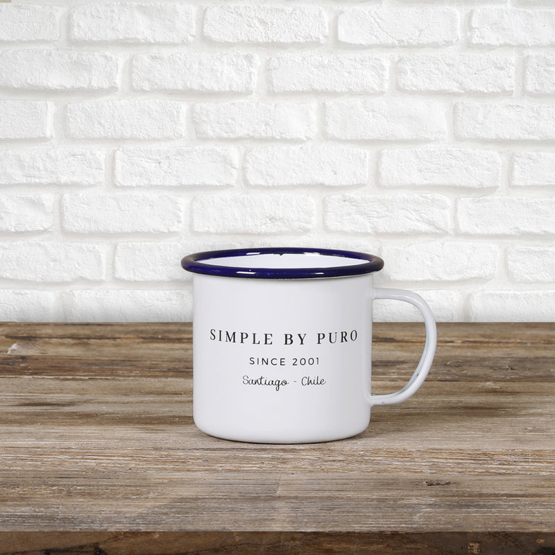 Mug Enamel Simple by Puro