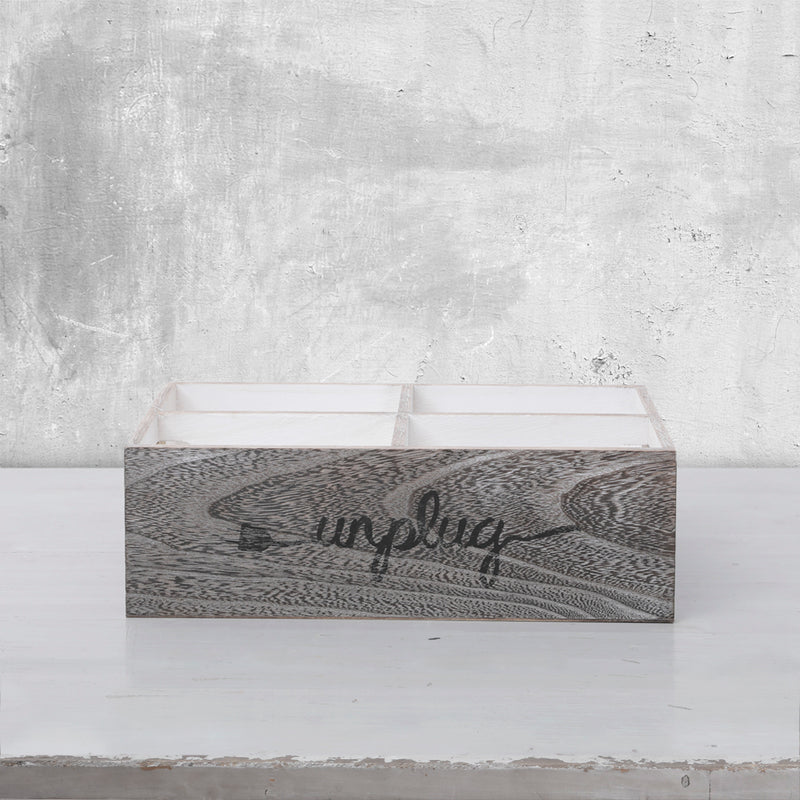 Caja Unplug Gris
